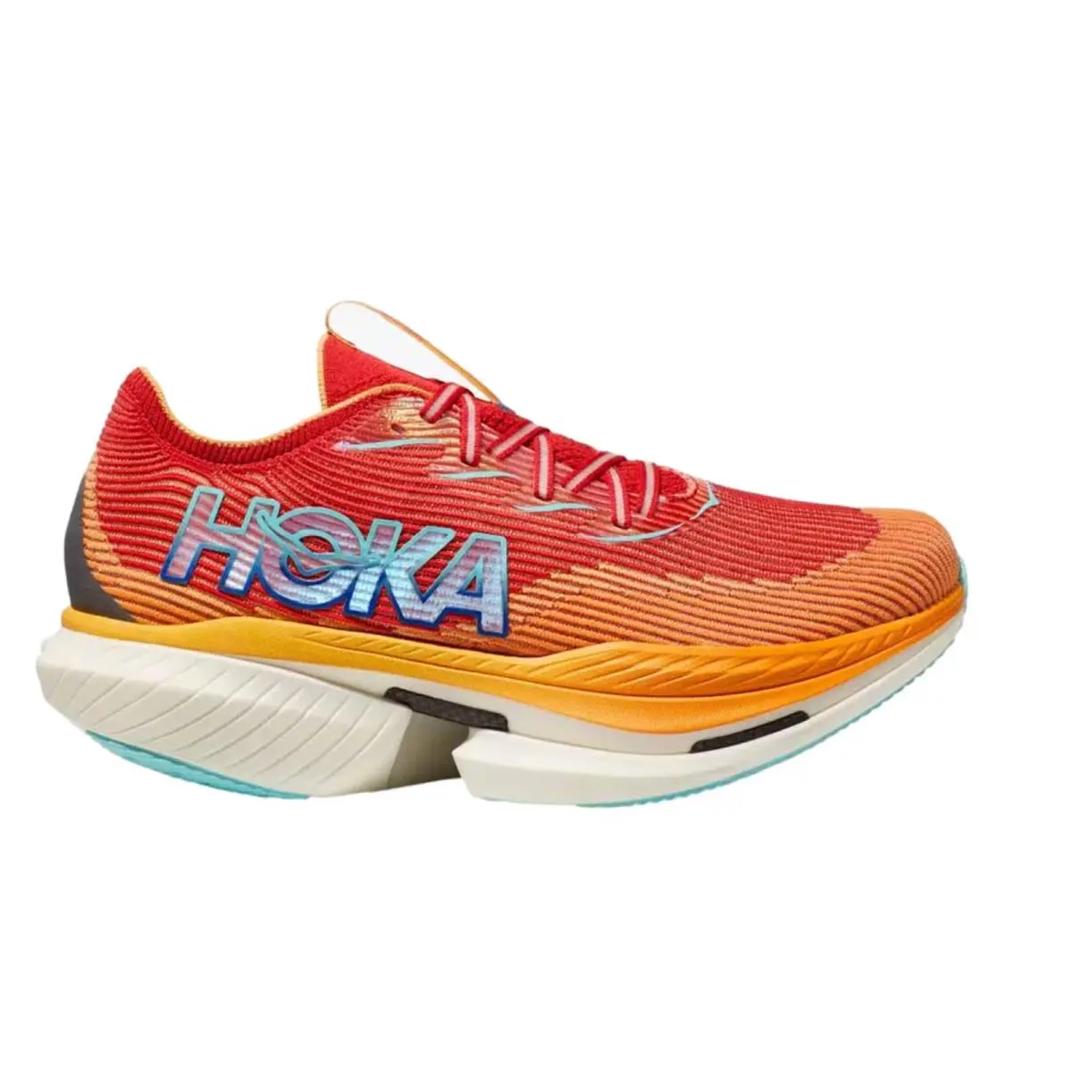 Hoka Cielo X1 Cerise / Solar Flare 1147910-CSSL Men`s Size 6.5 Medium