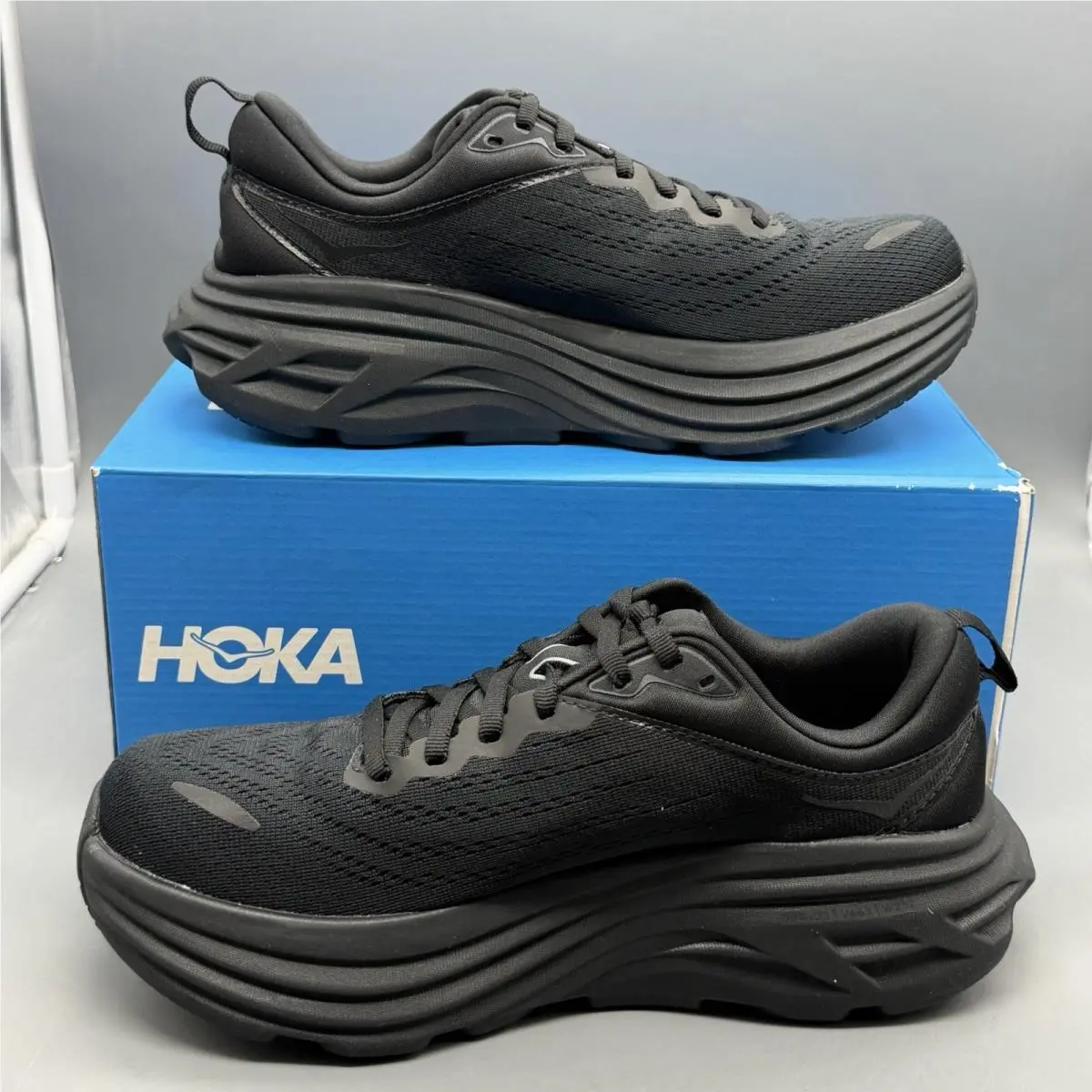 Hoka shoes - Hoka One One Bondi 8 - 1127952 BBLC - Black (UPC: 0195719637477) 1