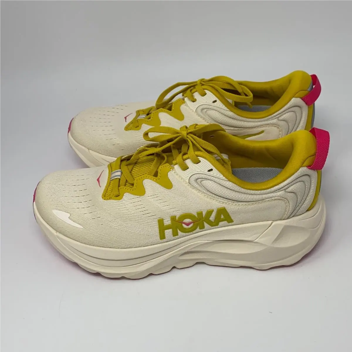 Hoka shoes - Hoka One One Gaviota 6 - 1171935-BHY - Cream (UPC: 198605524394) 1