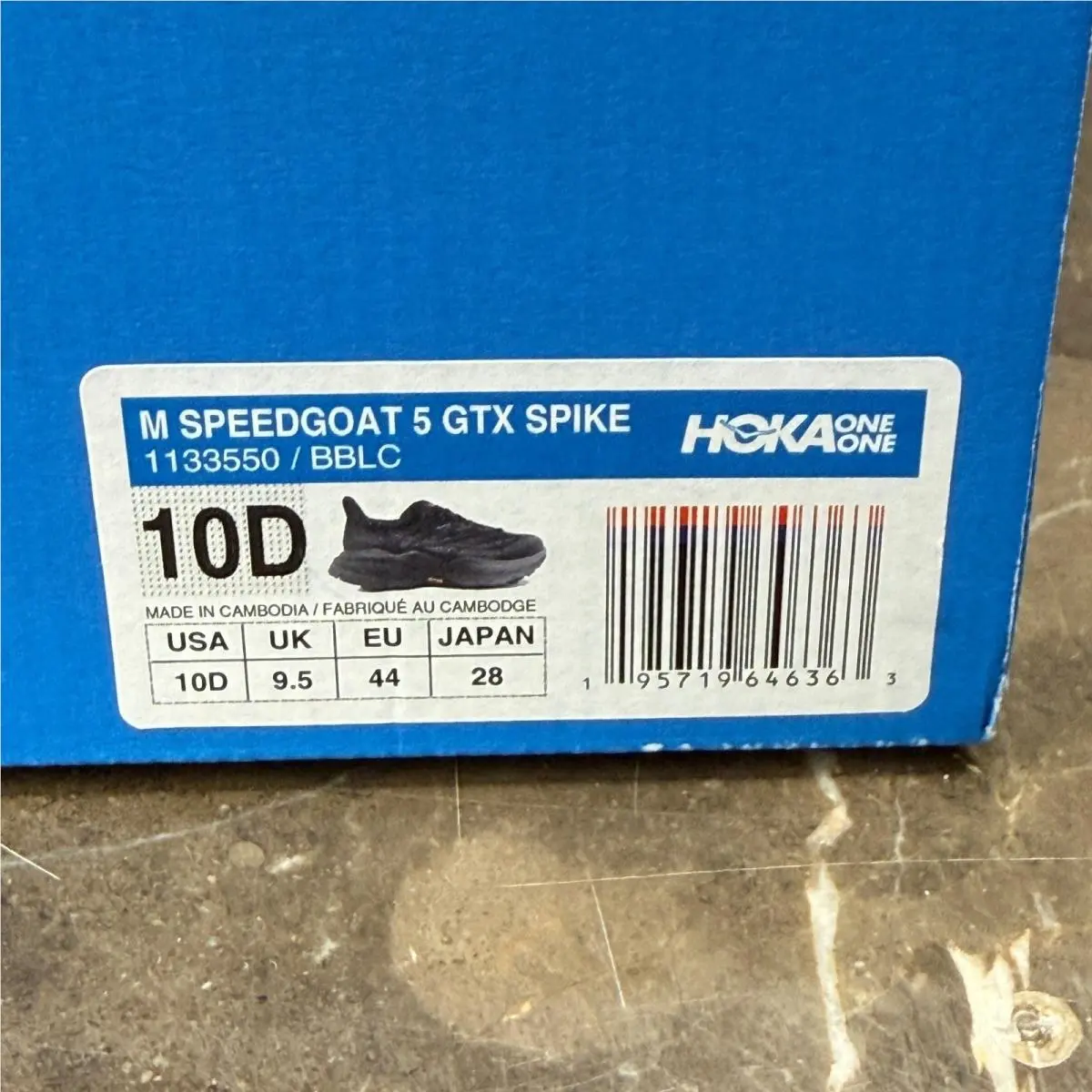 Hoka shoes - Speedgoat 5 GTX Spike - Speedgoat GTX Spike - Black 7