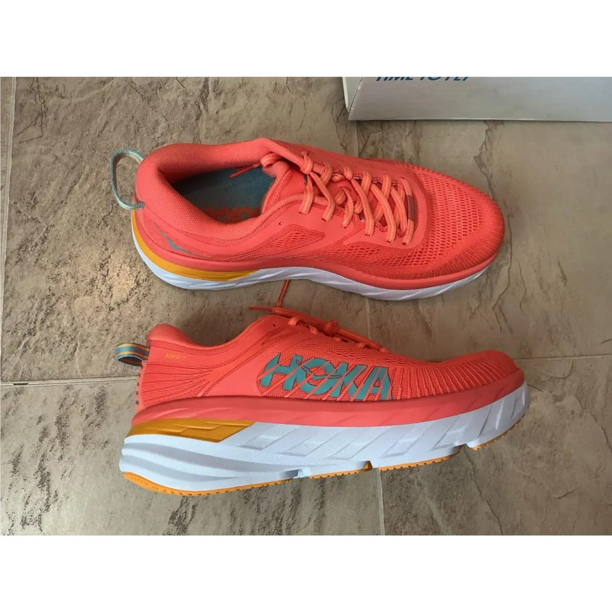 Hoka shoes - Hoka One One Bondi 8 - Orange 0