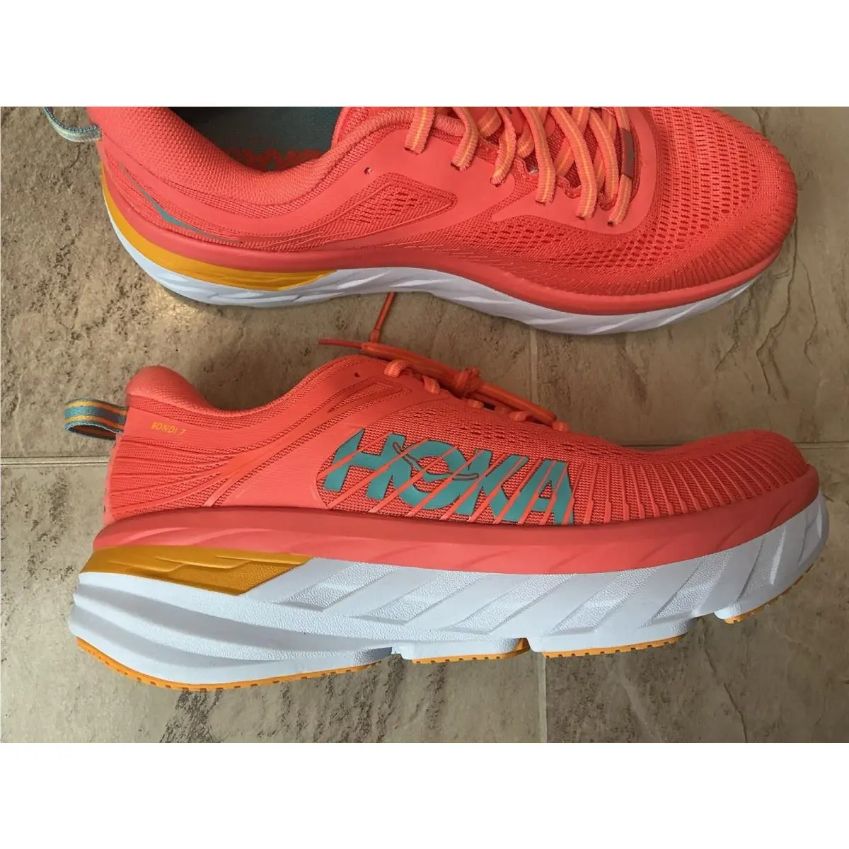 Hoka shoes - Hoka One One Bondi 8 - Orange 1