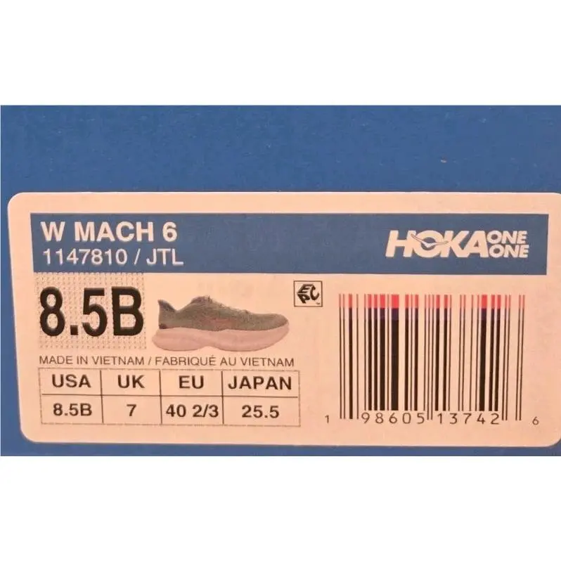 Hoka shoes - Mach 6 - Mach - 1147810/SCCG 1147810-JTL-085B - Stucco/Grout (UPC: 198605137426) 7