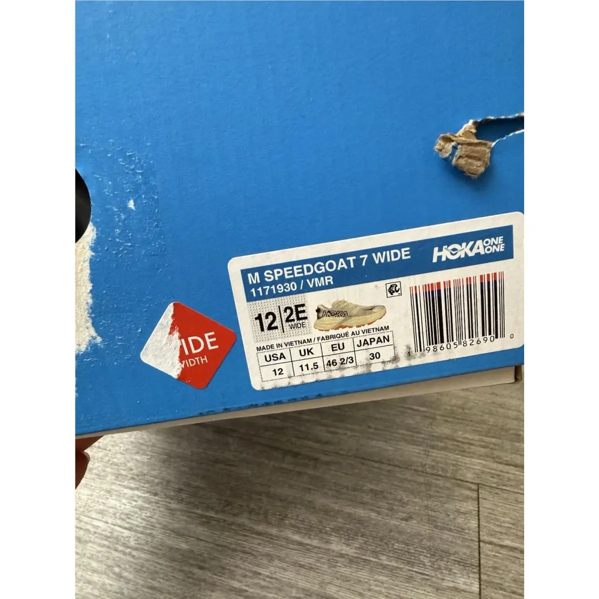 Hoka shoes - HOKA Speedgoat 7 Wide - Speedgoat Wide - 1171930/VMR - Beige, Orange 6