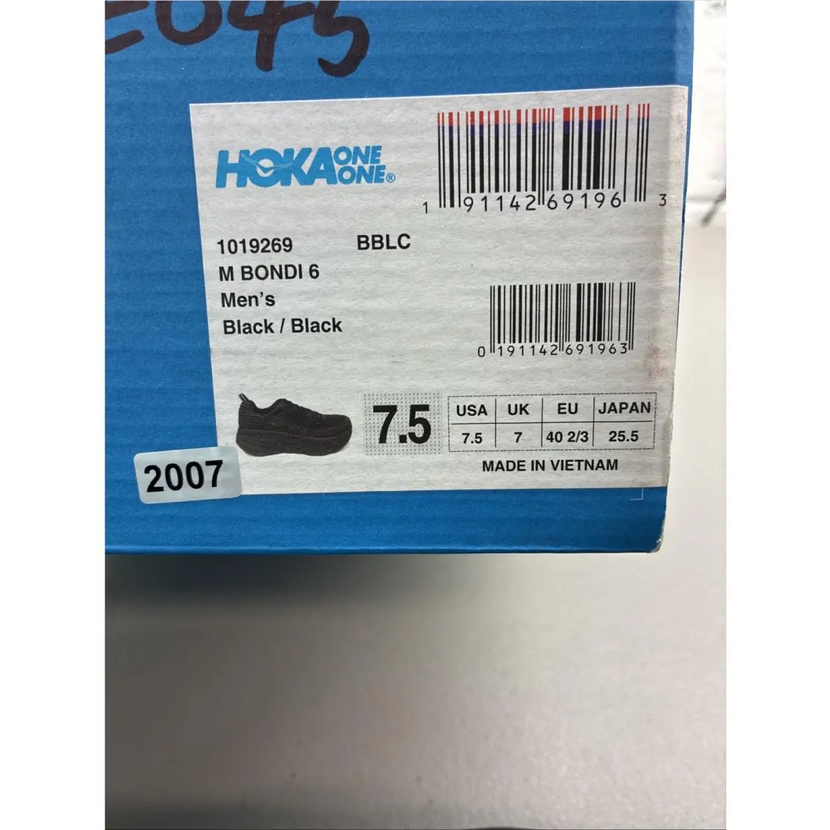 Hoka shoes - Hoka One One HOKA Bondi 6 - 1019269-BBLC - Black, Manufacturer: Black/Black 5
