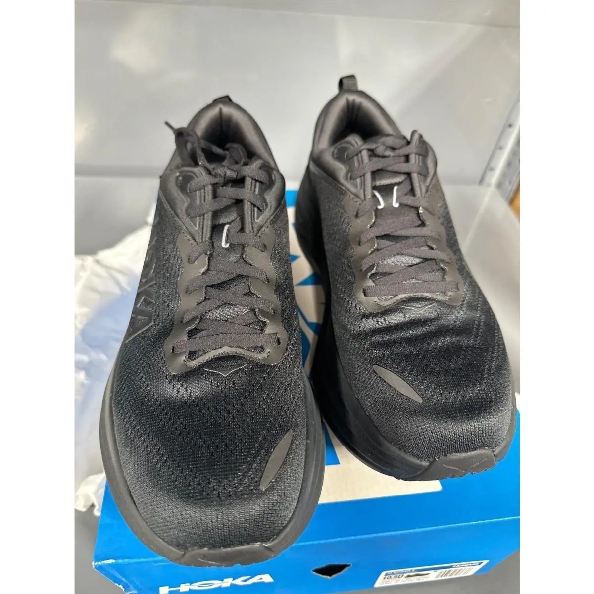 Hoka shoes - Hoka One One HOKA Bondi 8 - 1123202-BBLC - Black (UPC: 195719627676) 3