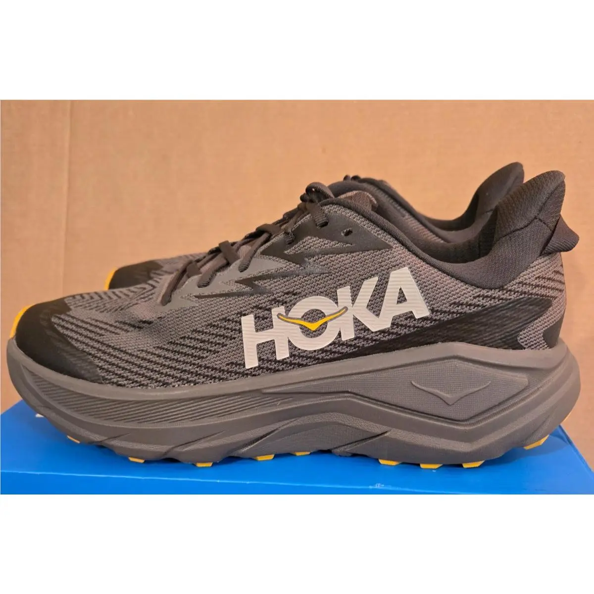 Hoka shoes - Challenger 8 GTX - Challenger GTX - 1171958-AYV - Asphalt Grey/Varsity Yellow (UPC: 198605525896) 3