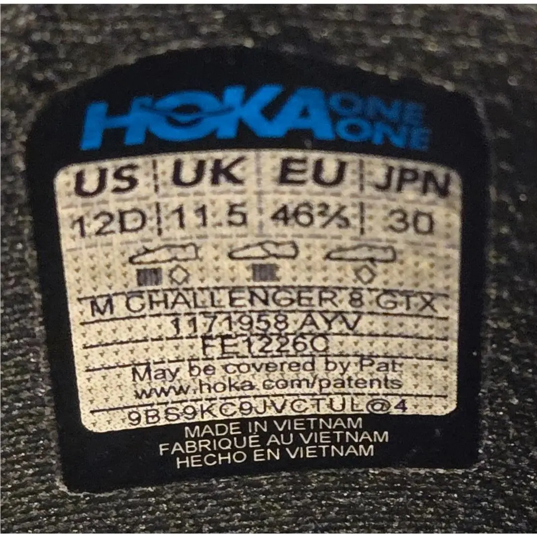 Hoka shoes - Challenger 8 GTX - Challenger GTX - 1171958-AYV - Asphalt Grey/Varsity Yellow (UPC: 198605525896) 6