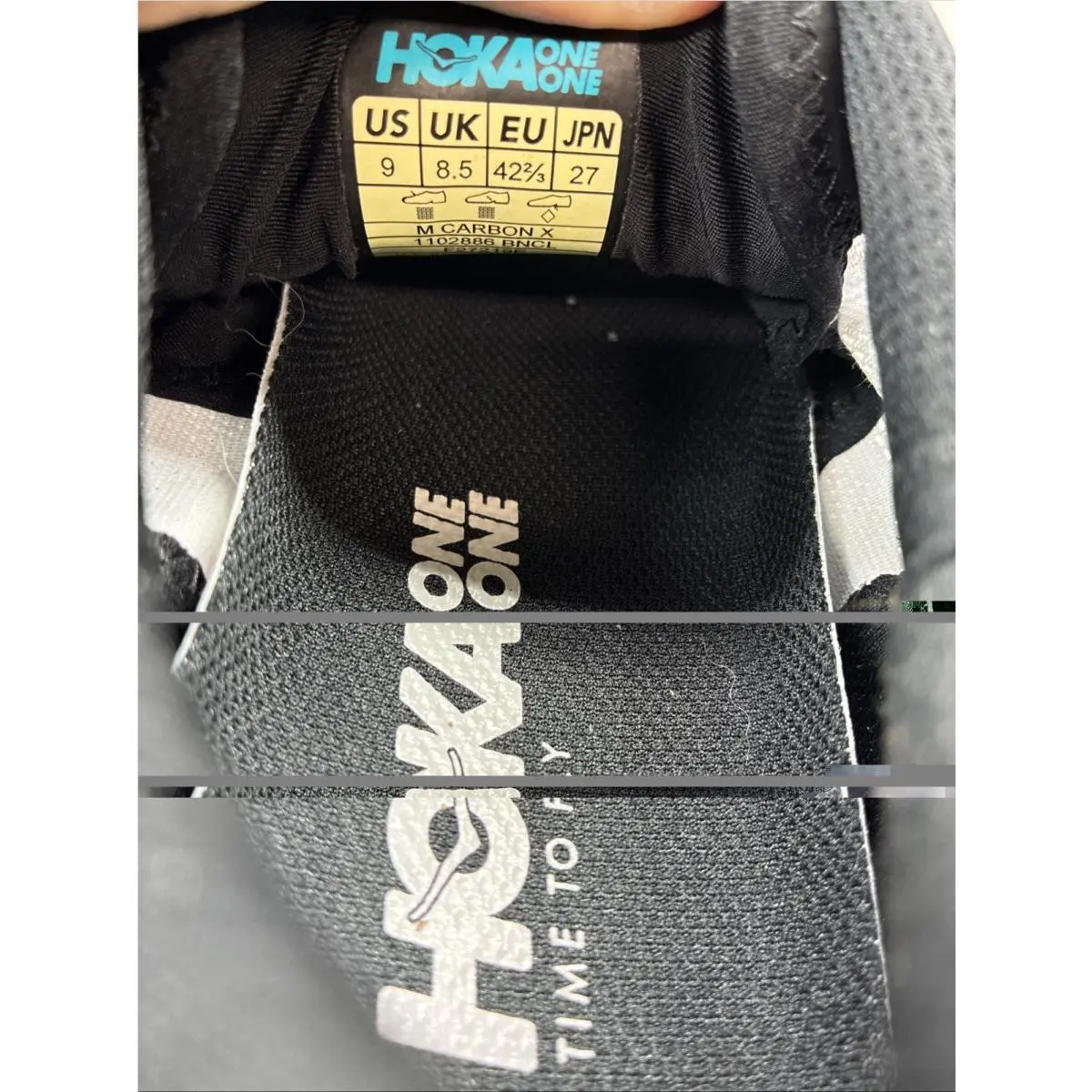 Hoka shoes - Hoka One One Carbon X - 1102886BNCL - Black 5