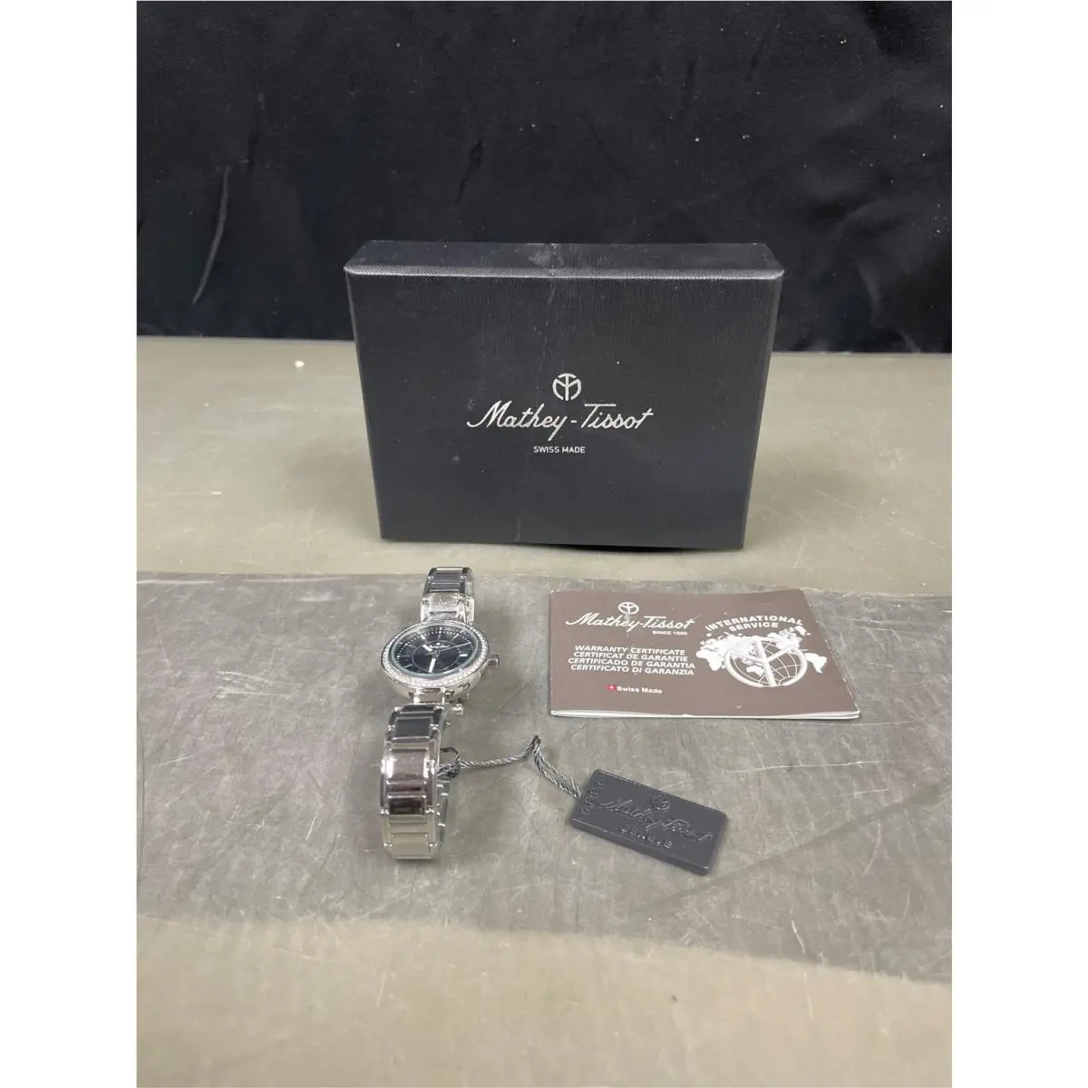Mathey  Classic Quartz Black Dial Women`s Watch by Tissot