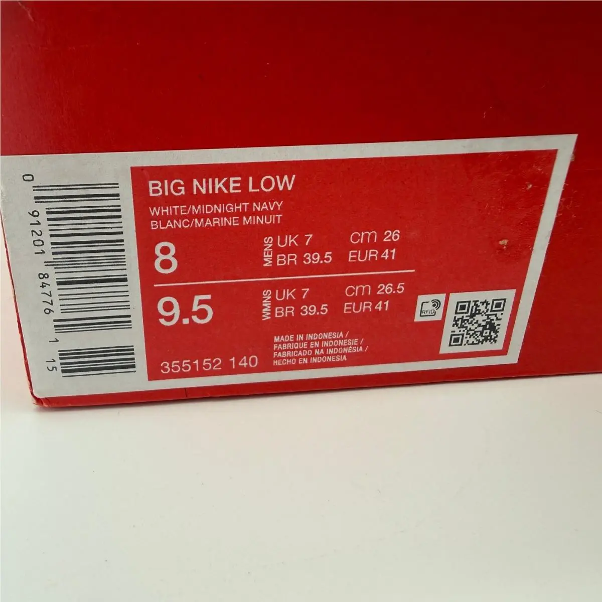 Nike shoes - Big Nike Low - Big Low - White 0