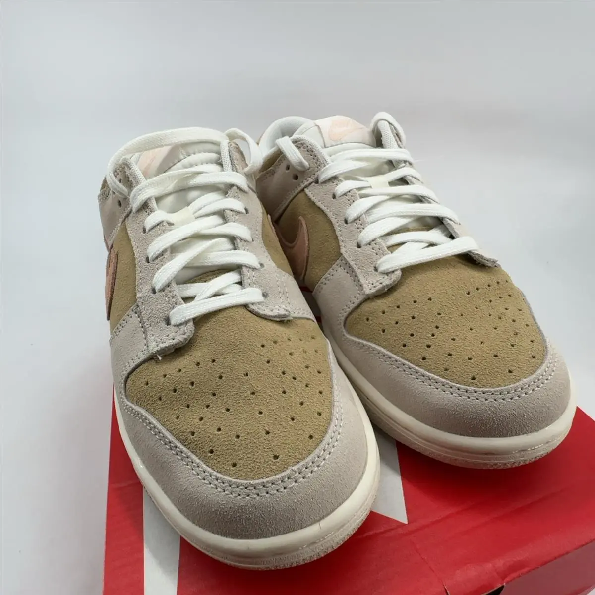 Nike shoes - Dunk Low - Dunk Low - Khaki/Stone/Pink 0