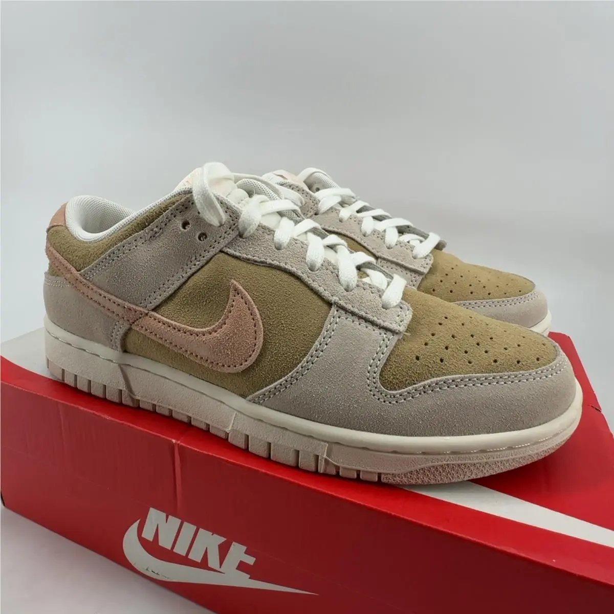 Nike shoes - Dunk Low - Dunk Low - Khaki/Stone/Pink 2