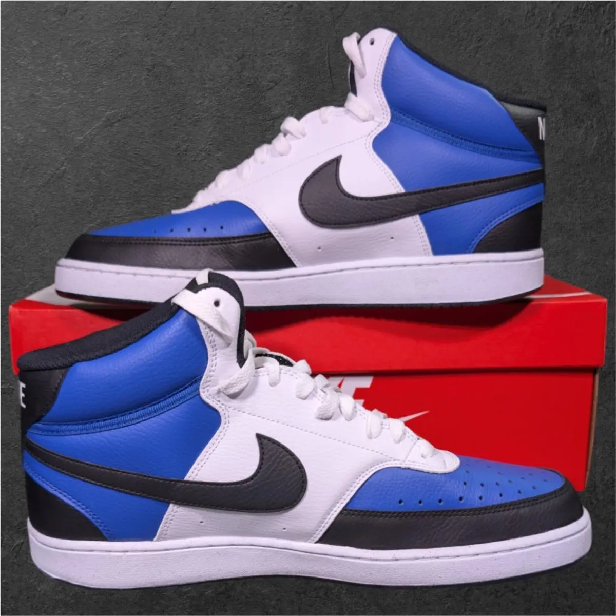 Nike shoes - Nike Court Vision Mid Next Nature - Blue 0