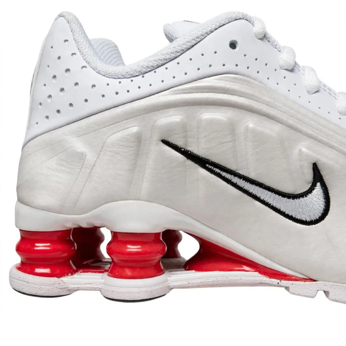 Nike shoes - Shox R4 - Shox - White/Red 5