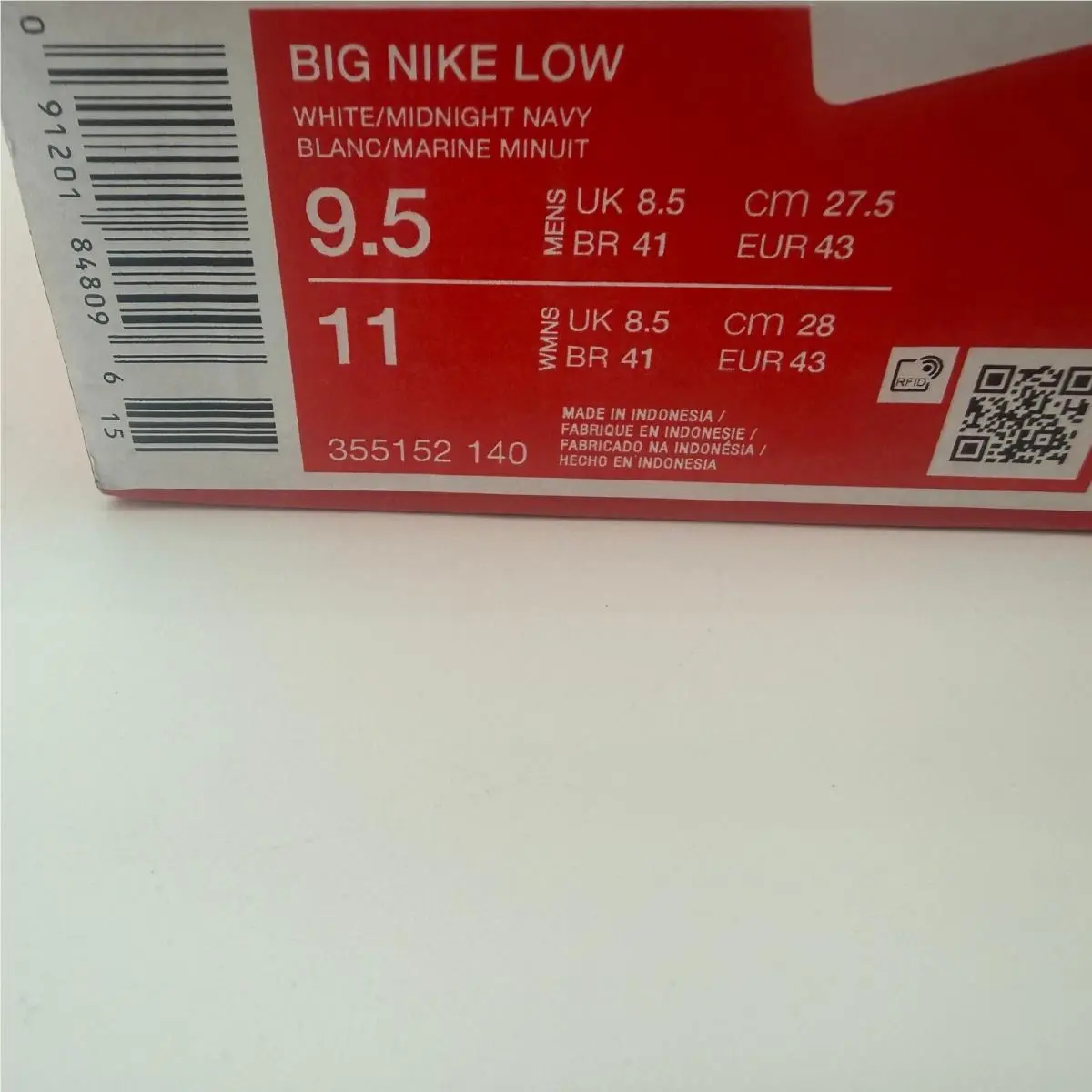 Nike shoes - Big Nike Low - Big Low - White 0