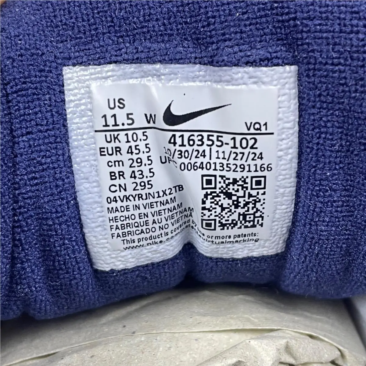 Nike shoes - Nike Air Monarch IV - Air Monarch - 416355 - White, Blue 9