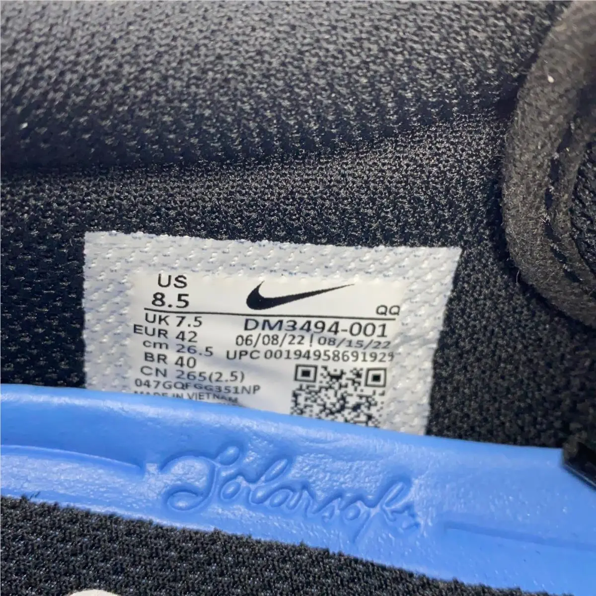 Nike shoes - Black/White (UPC: 194958691929) 3
