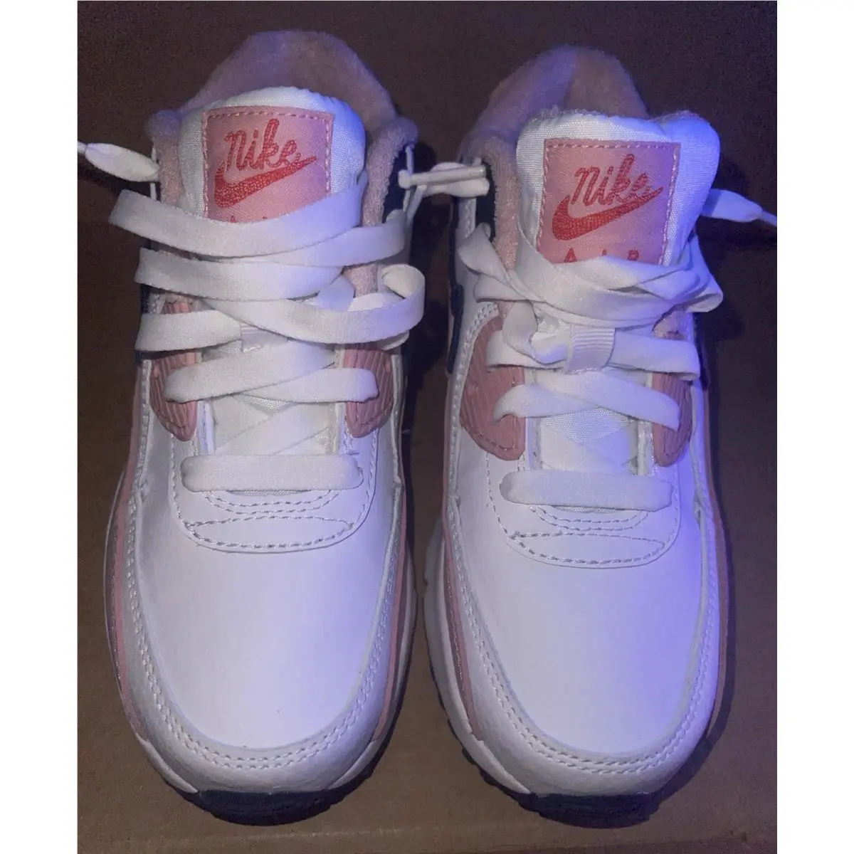 Nike shoes - Nike Air Max 90 SE - White / Pink Glaze Gum / Navy 10