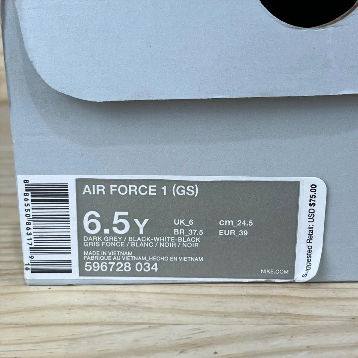 Nike shoes - Nike Air Force 1 Low DV0789-001 - Black 9