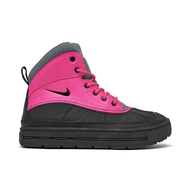 Nike Woodside 2 High GS Size 5.5 Girls Shoes Flesh/grey/black