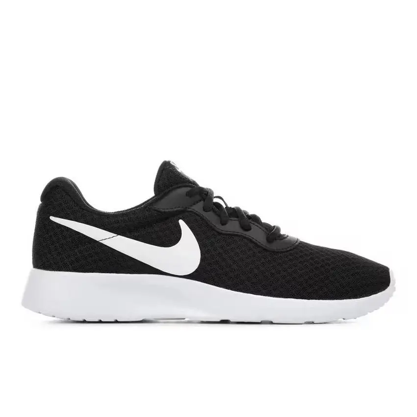 Women`s Size 7 Nike Tanjun Black White-barely Volt Running Shoes DJ6257-004