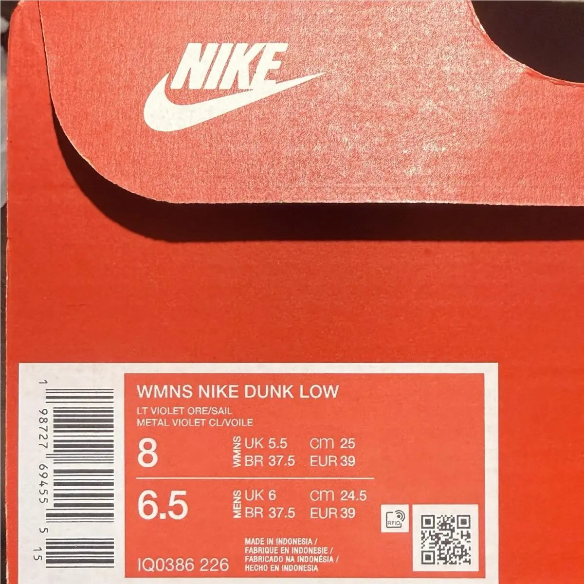 Nike shoes - Nike Dunk Low - Dunk Low - Purple 0