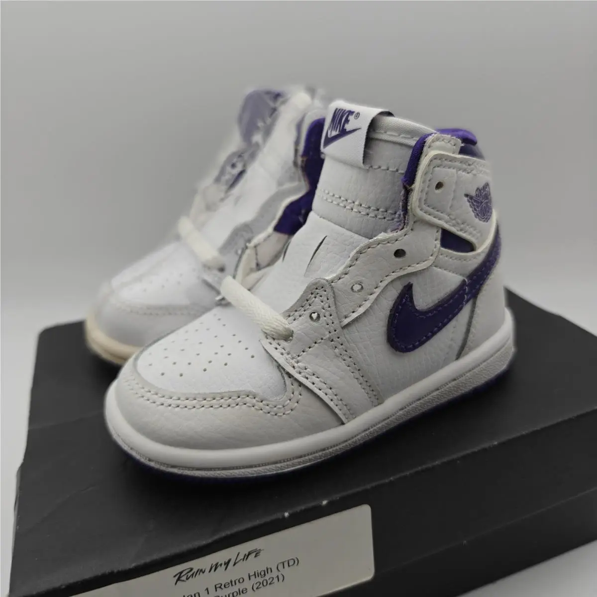 Nike shoes - Jordan Air Jordan 1 Retro High (TD) - White 3