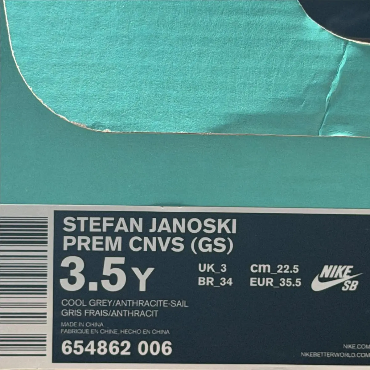 Nike shoes - Stefan Janoski GS - Stefan Janoski - Gray 4