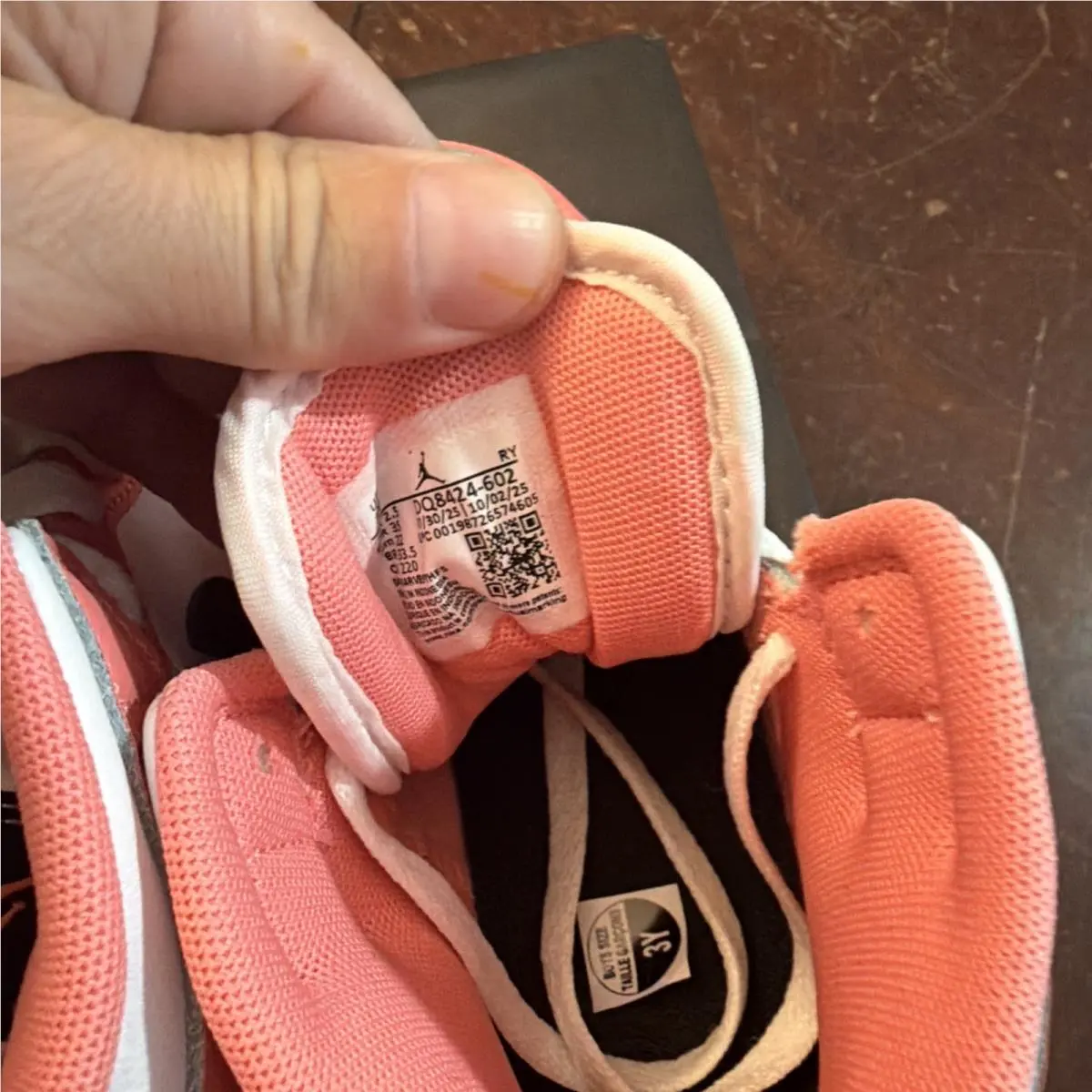 Nike shoes - Jordan 1 - DQ8424 602 - Pink (UPC: 198726574605) 8