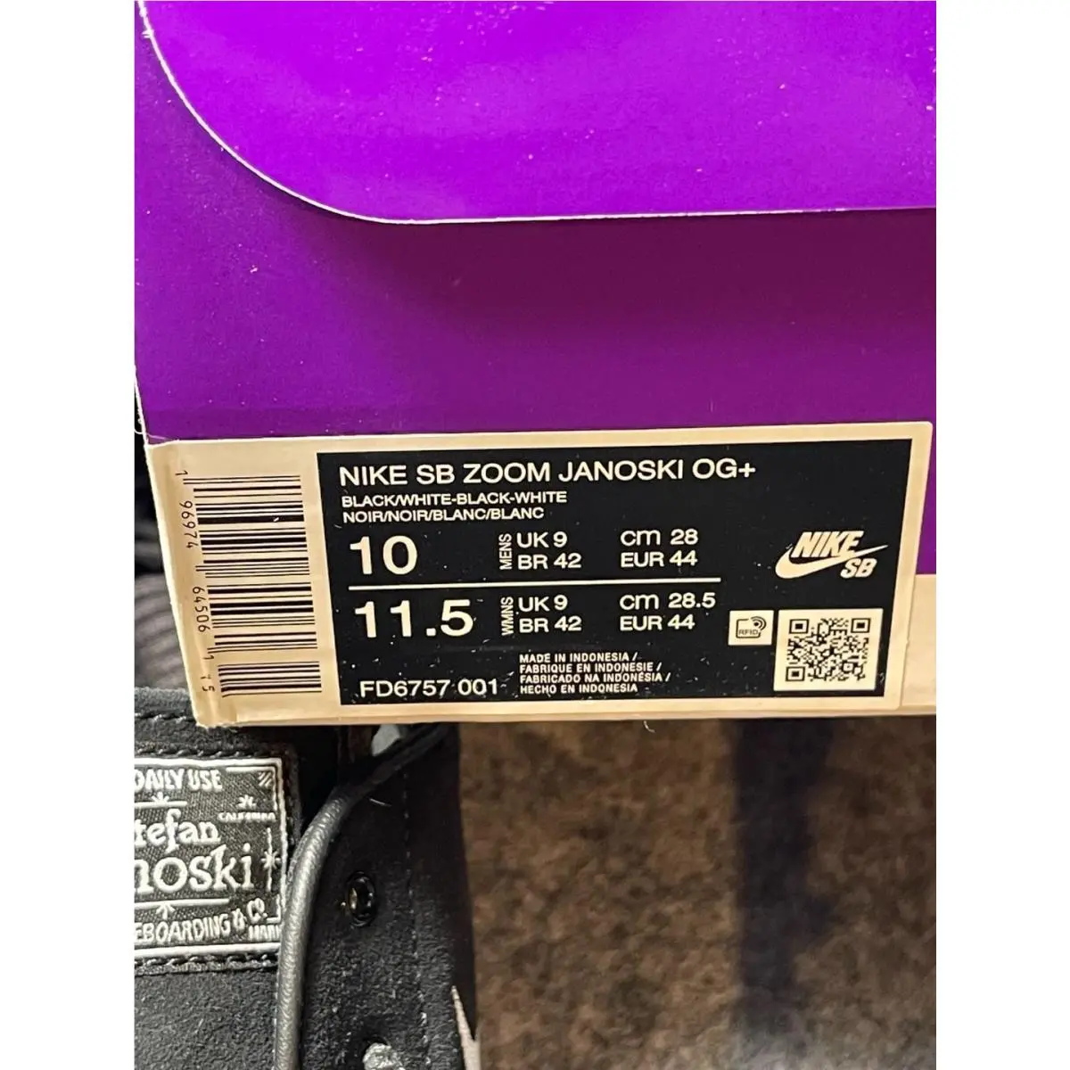 Nike shoes - Stefan Janoski OG+ - Stefan Janoski - Black 10