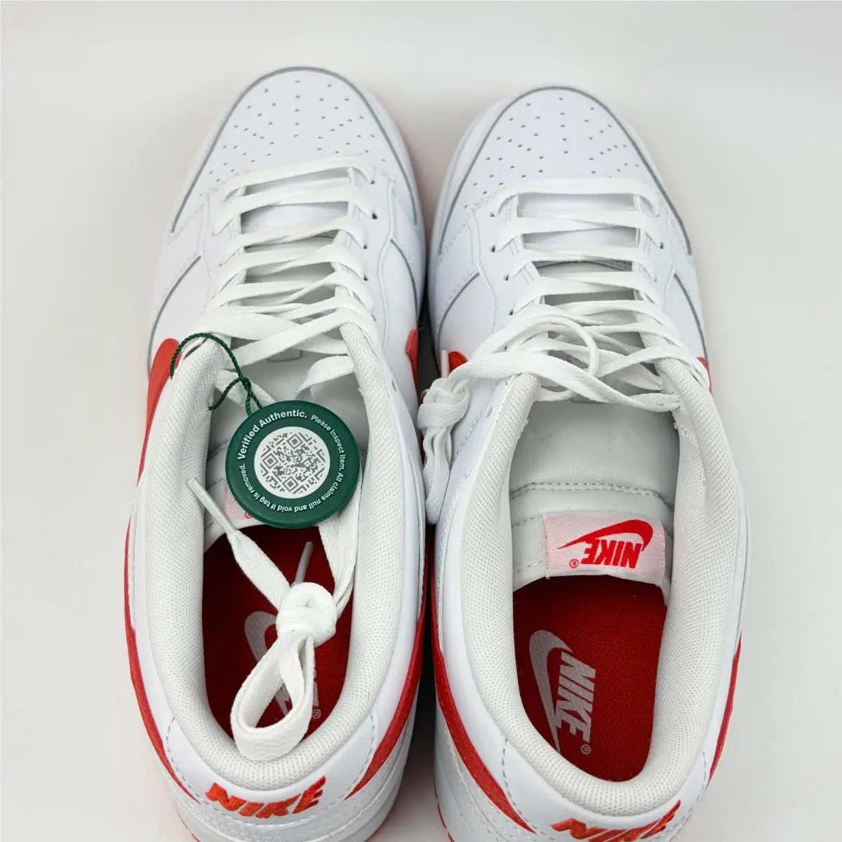 Nike shoes - Nike Dunk Low White University Red DD1391-103 - White 5