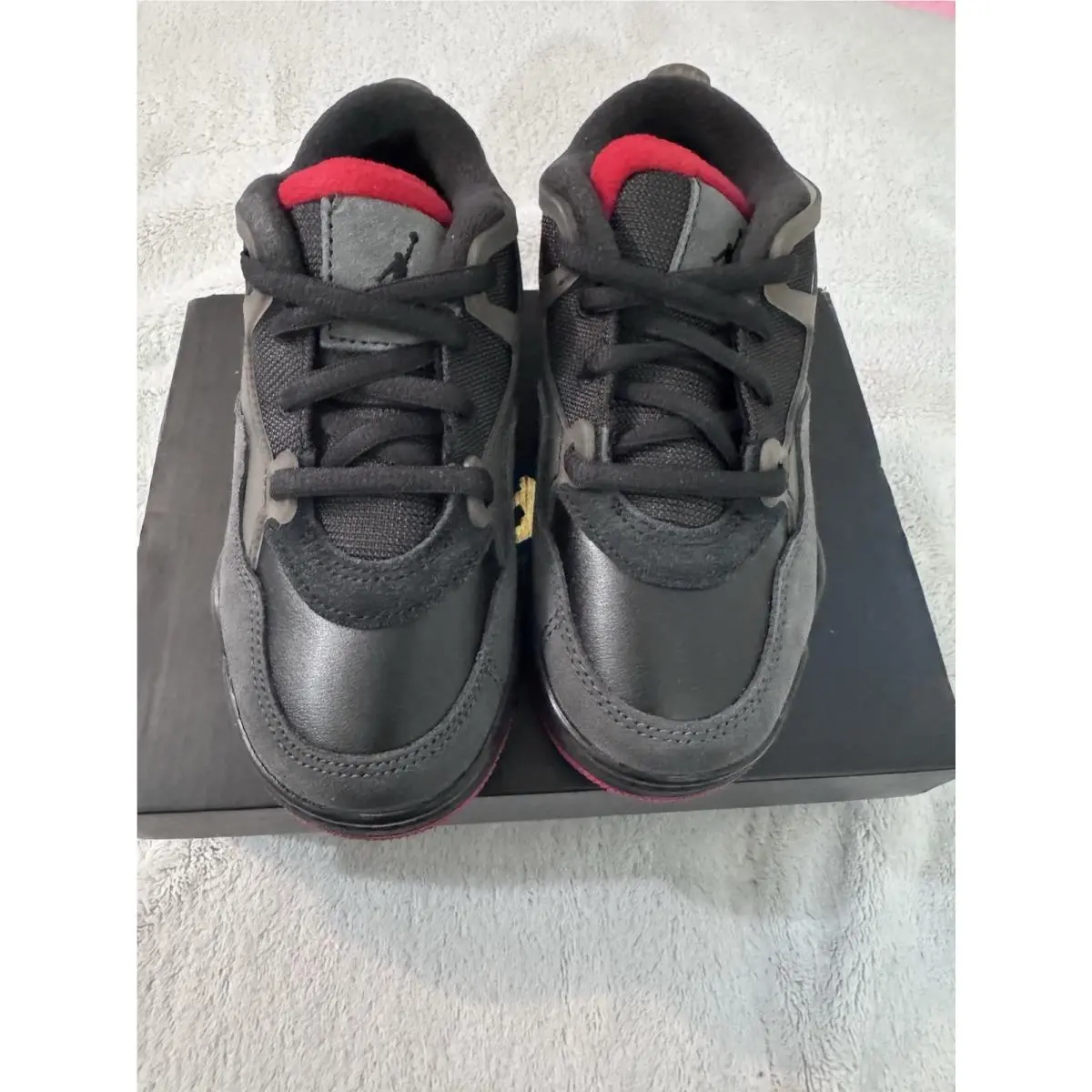Nike shoes - 4 RM (PS) - BLACK RED GREY WHITE 0
