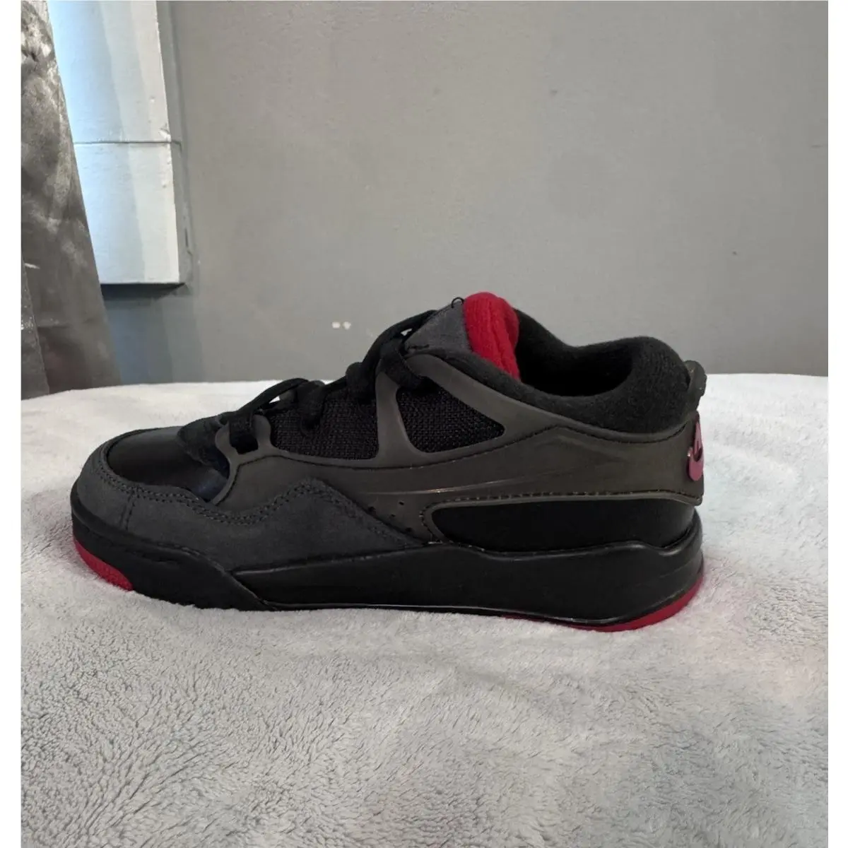 Nike shoes - 4 RM (PS) - BLACK RED GREY WHITE 5