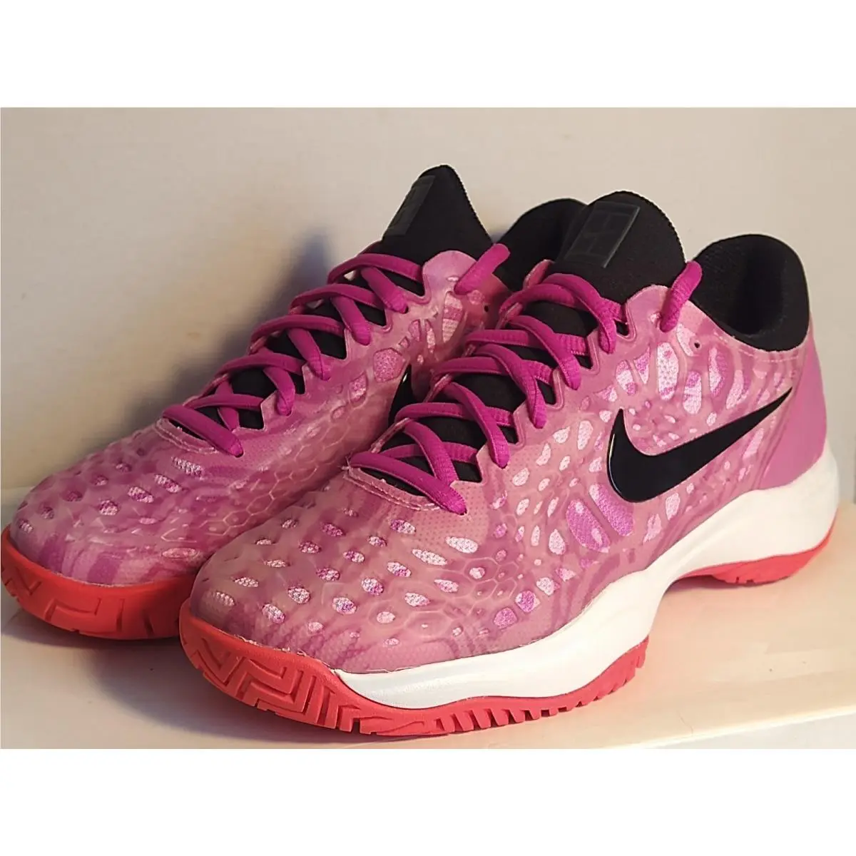 Nike shoes - Nike Air Zoom Cage 3 HC - 918199-600 - Active Fuchsia (UPC: 887225791865) 12