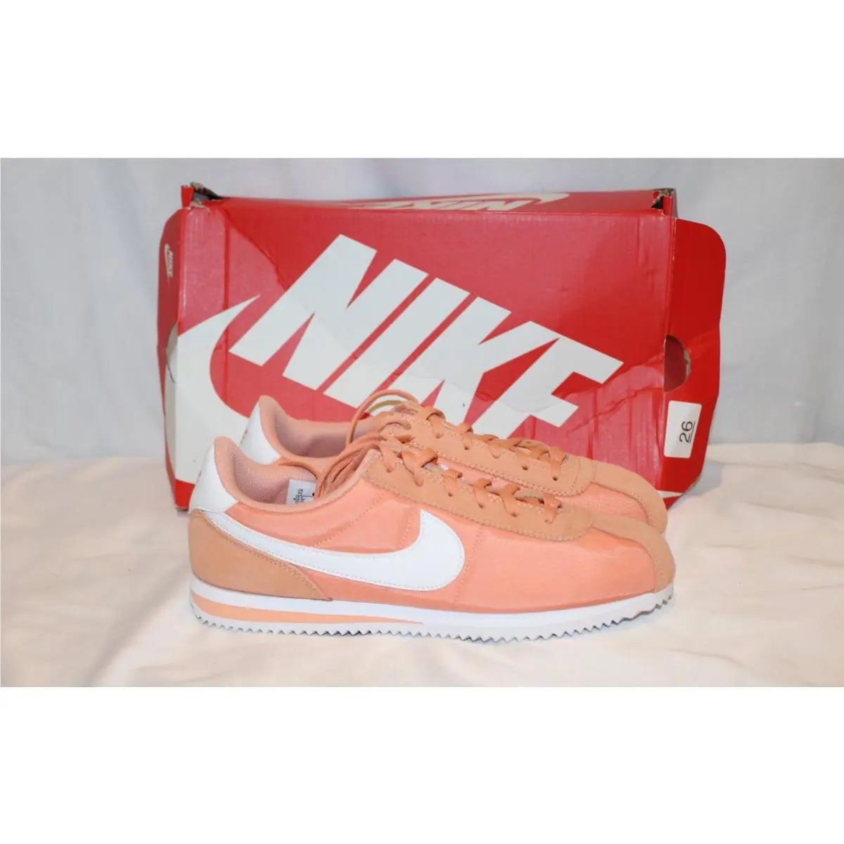 Nike shoes - Nike Cortez Textile - Cortez Textile - APRICOT WHITE 0