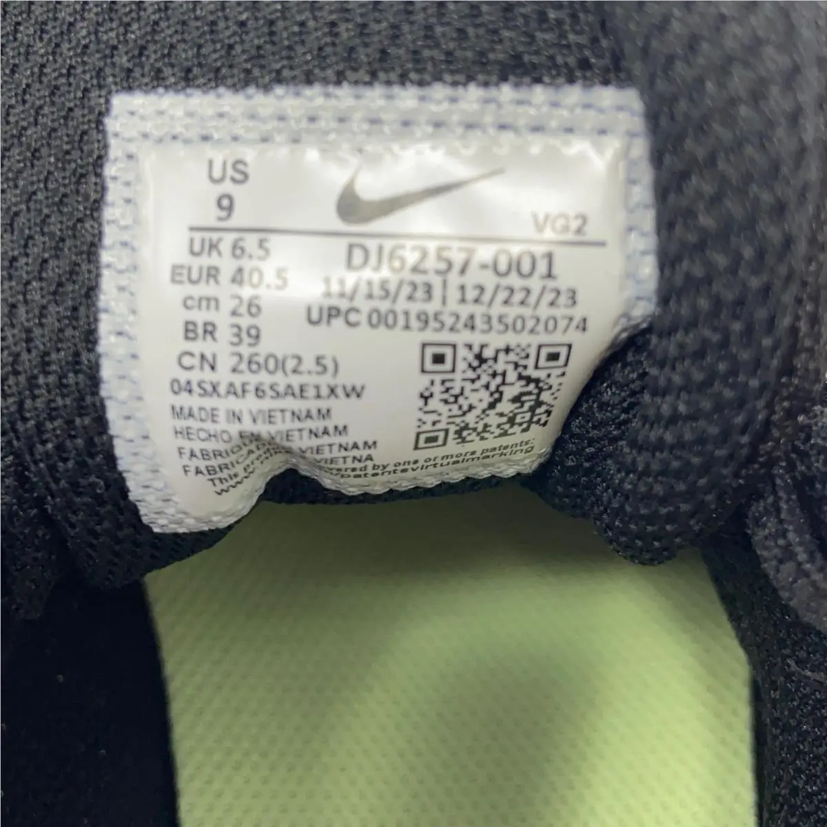 Nike shoes - Nike Tanjun - Tanjun - DJ6257-001 - Black 4