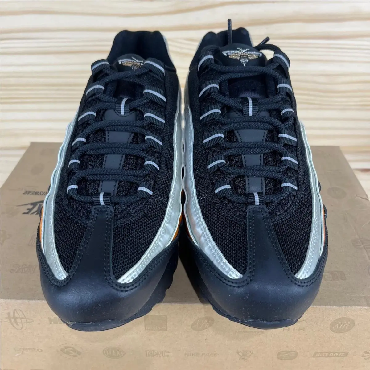 Nike shoes - Nike Air Max 95 Black Metallic Silver University Gold - Black 1