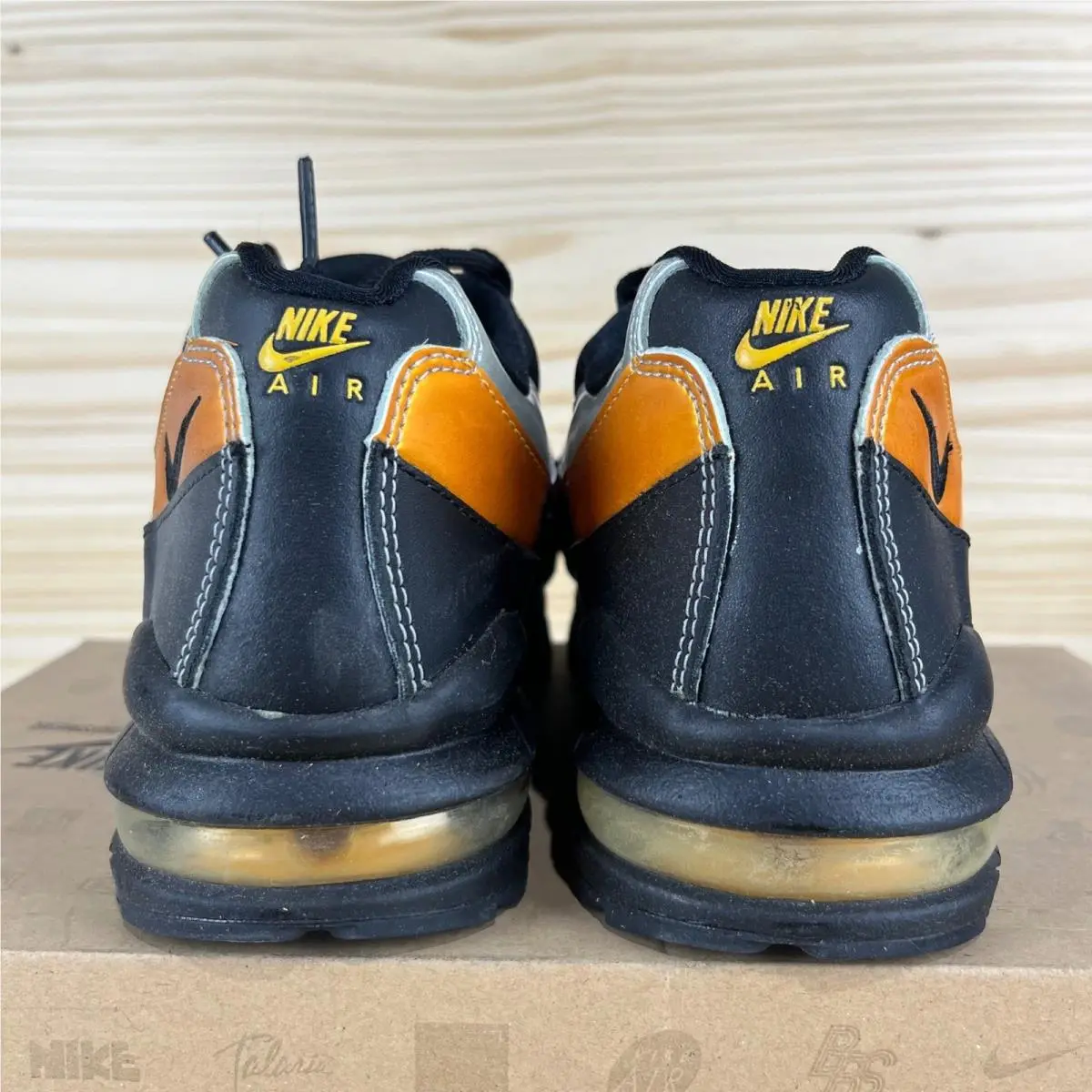 Nike shoes - Nike Air Max 95 Black Metallic Silver University Gold - Black 2