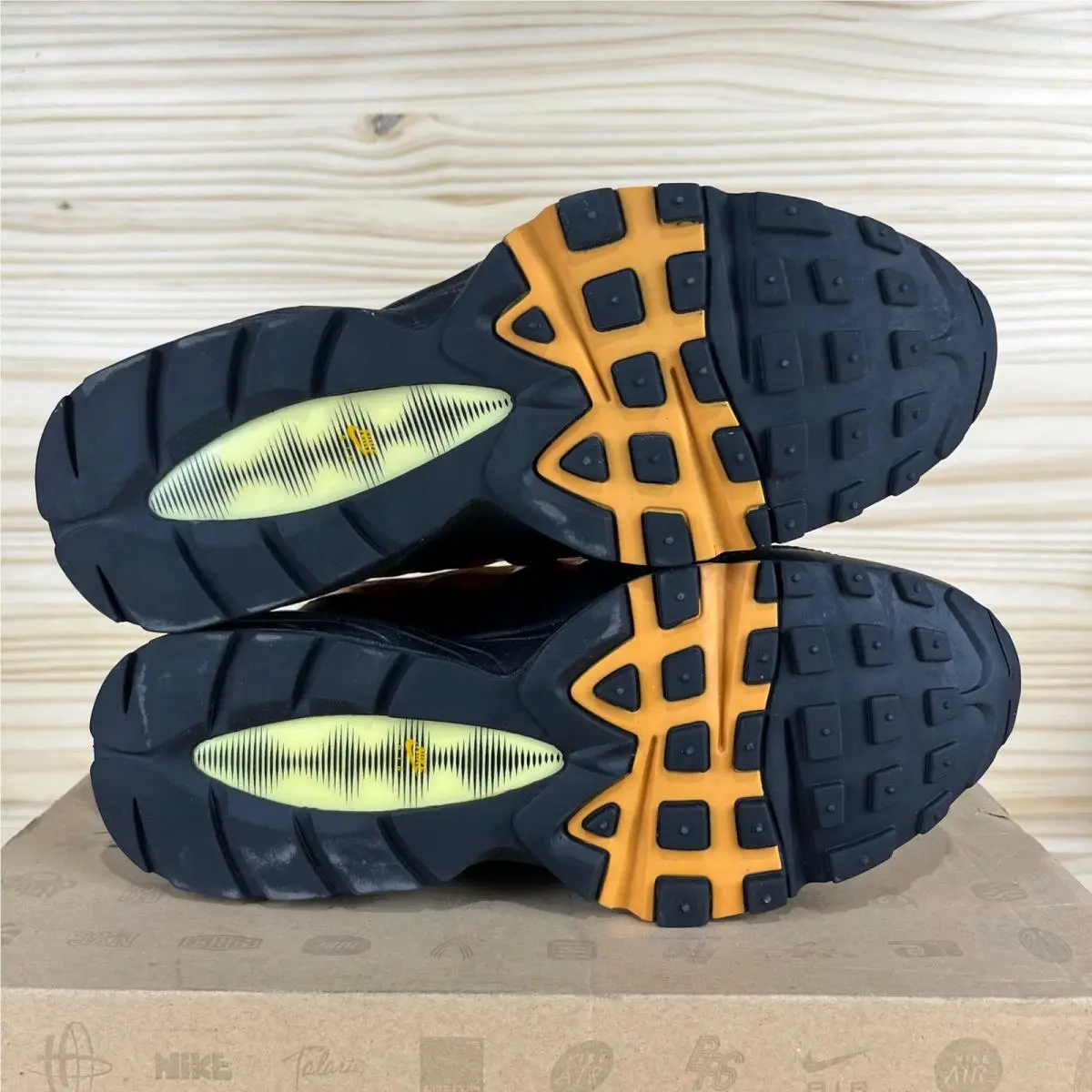 Nike shoes - Nike Air Max 95 Black Metallic Silver University Gold - Black 3