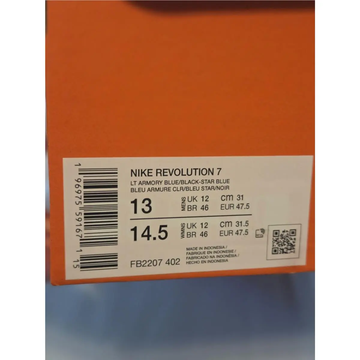 Nike shoes - Nike Revolution 7 - Revolution - Blue 12