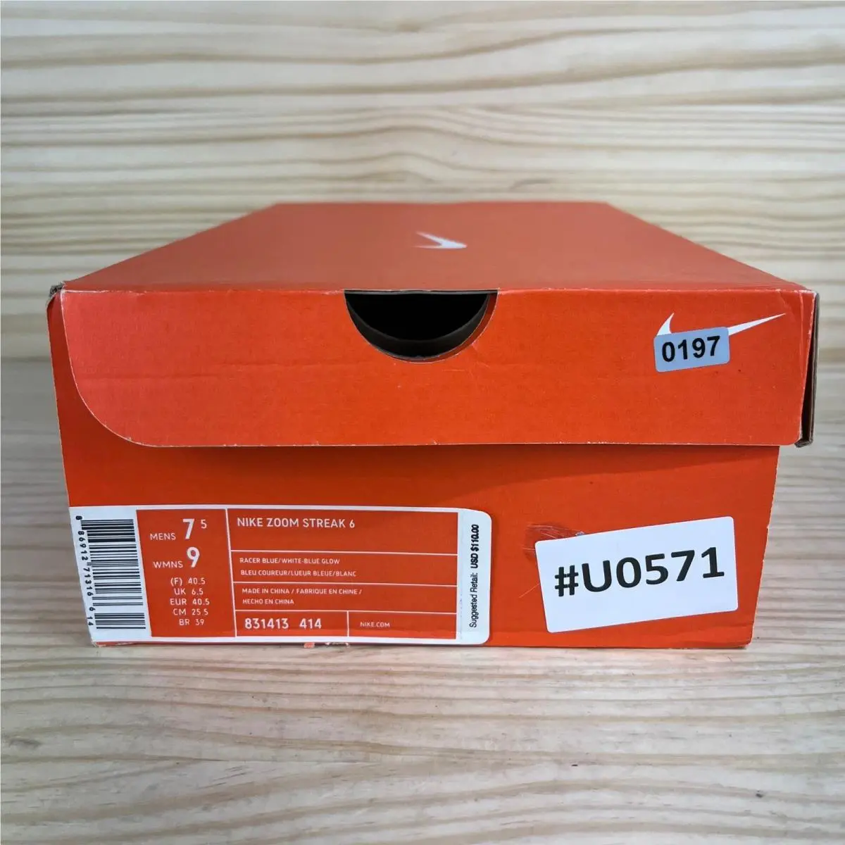 Nike shoes - Nike Zoom Streak 6 - Zoom Streak - 831413-414 - Blue 9