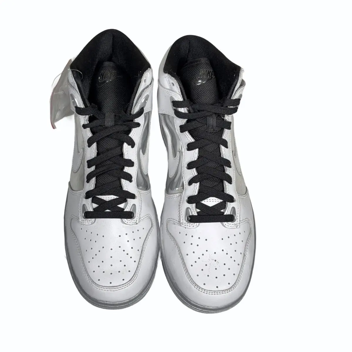 Nike shoes - Nike Dunk High Comme des Garcons CDG Clear Metallic Silver - Silver 2