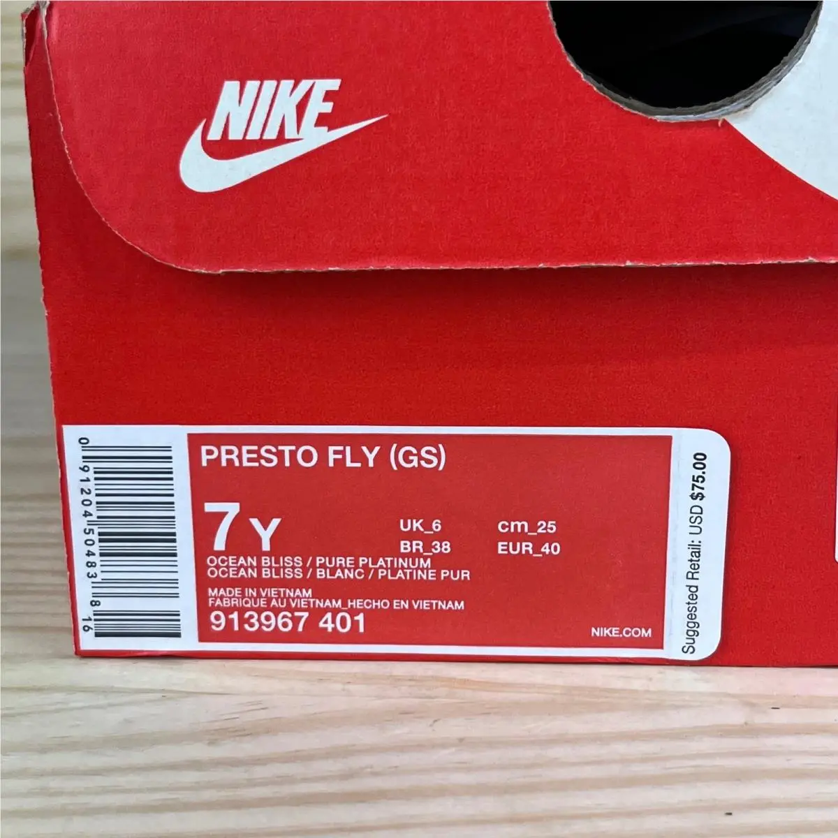 Nike shoes - Nike Presto Fly - Presto Fly - Blue 8