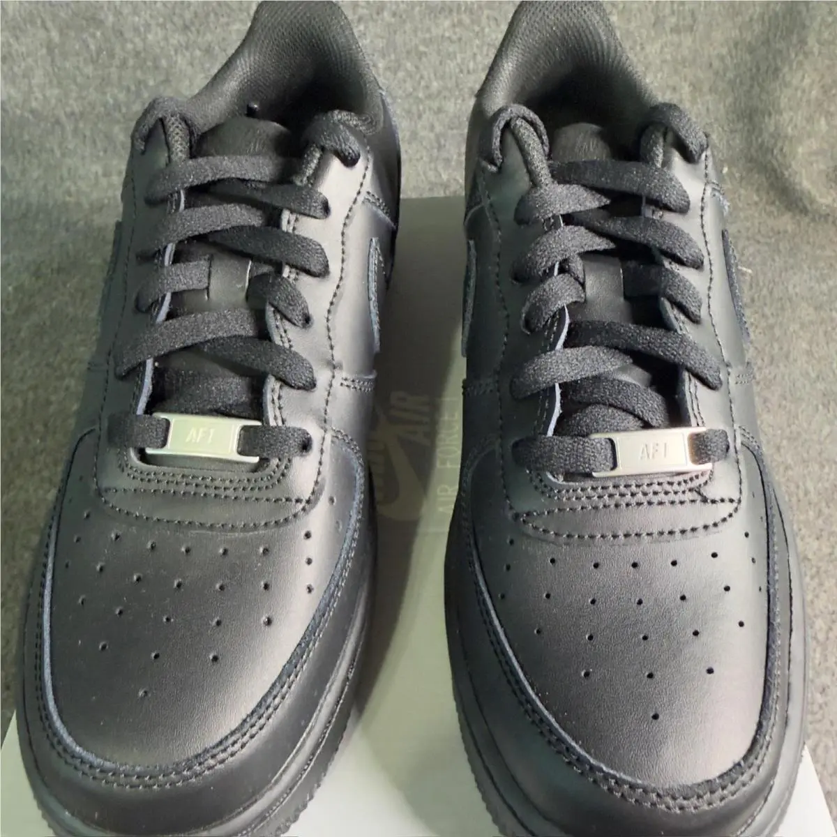 Nike shoes - Nike Air Force 1 LE (GS) - Black 4