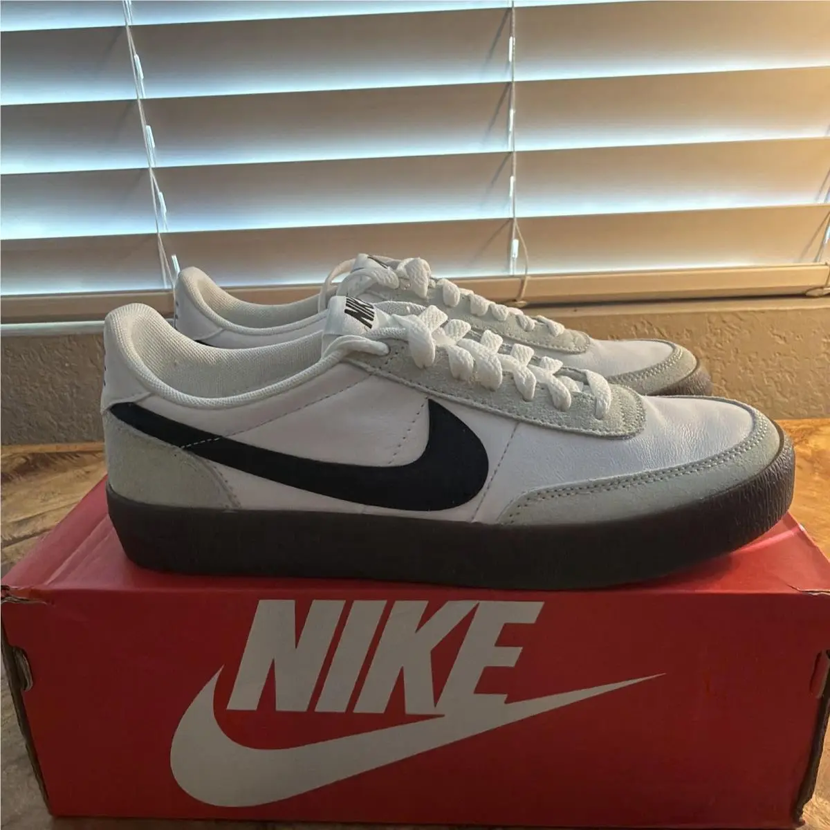 Nike shoes - Nike Killshot - Killshot - HF1054-100 - White, Manufacturer: White/Light Silver/Gum Dark Brown/Black 1