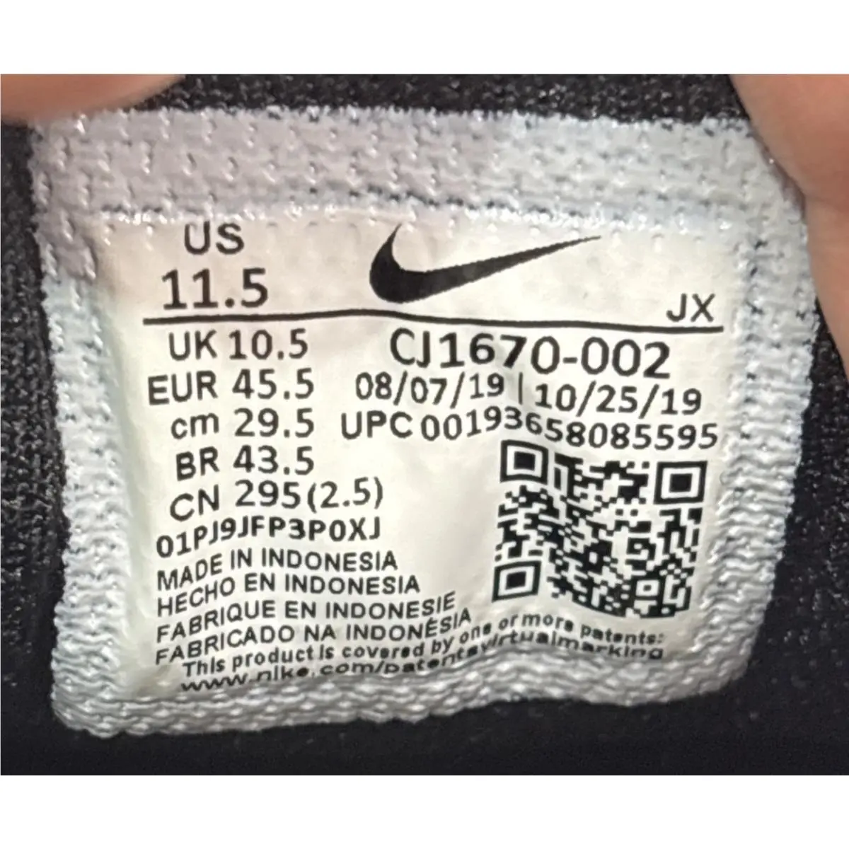 Nike shoes - Nike Air Max Fusion - Air Max Fusion - CJ1670-002 - Black 6