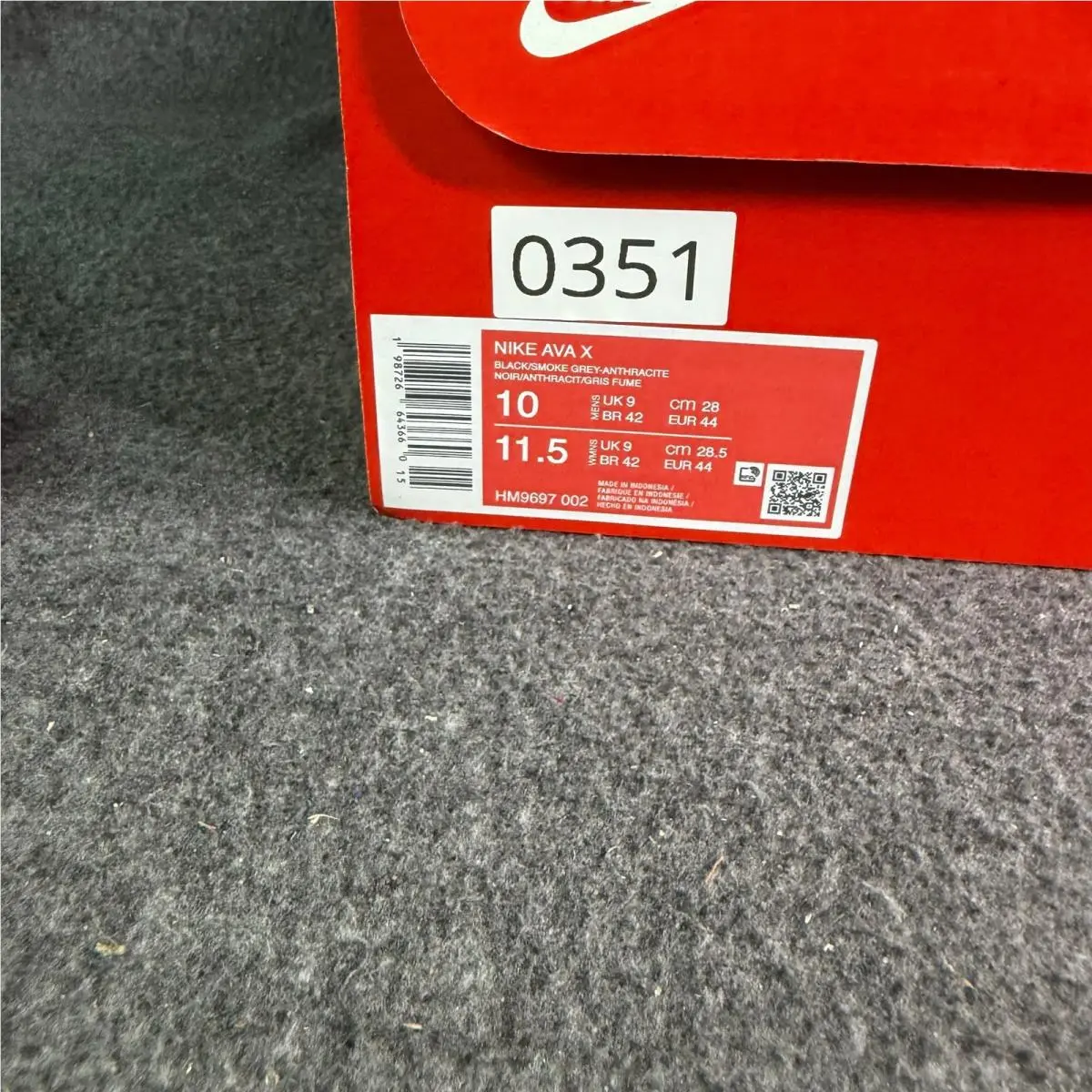 Nike shoes - Nike AVA X Black/Smoke Grey-Anthracite HM9697-002 - Black 7