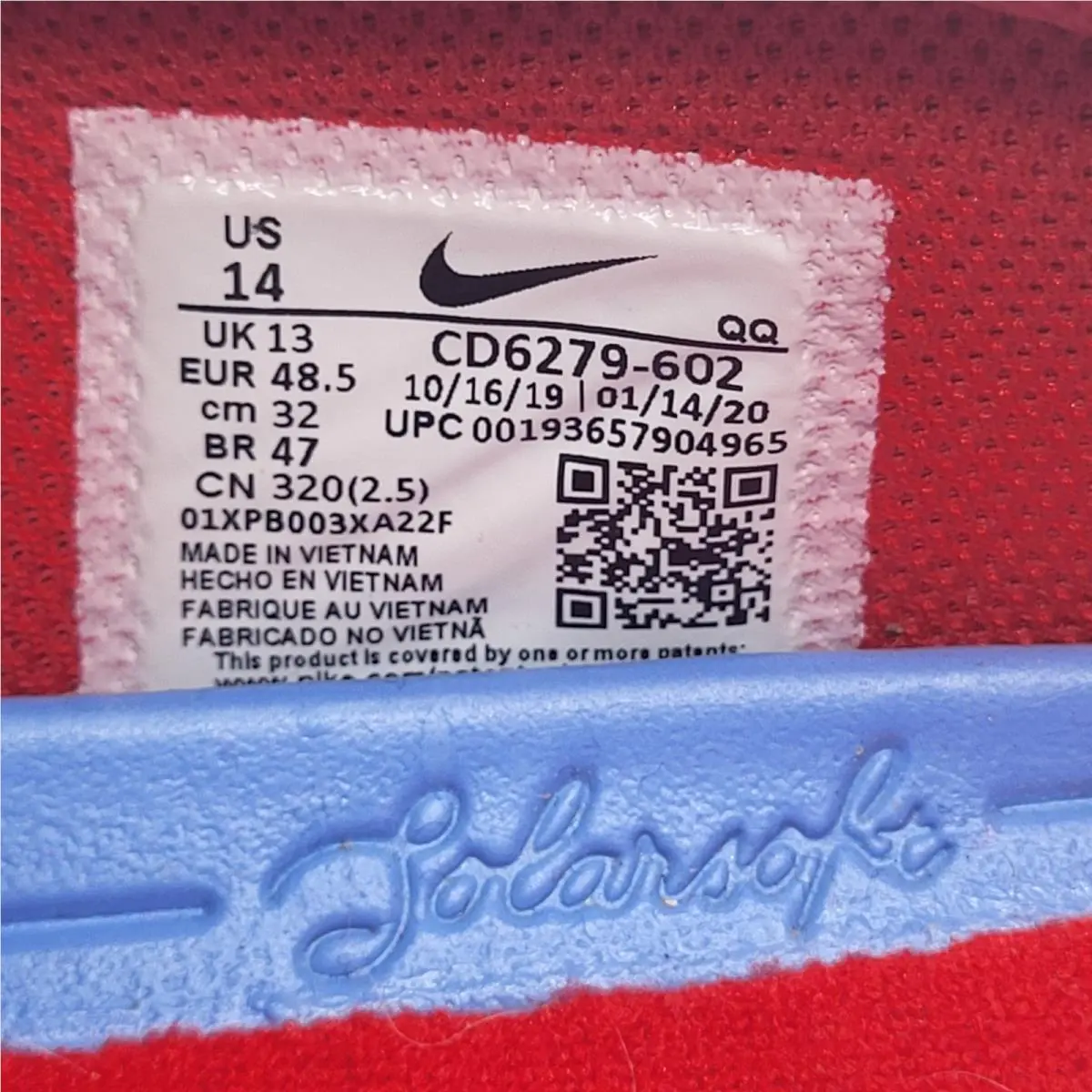 Nike shoes - Nike SB Charge - Charge - CD6279-602 - Red, Manufacturer: University Red/Obsidian Mist (UPC: 193657904965) 4