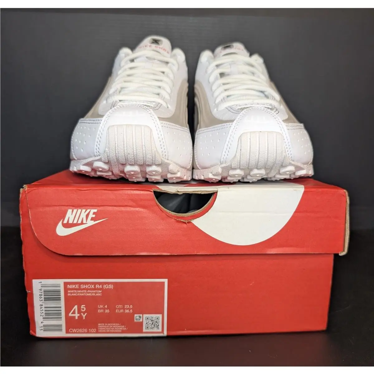 Nike shoes - Nike Shox R4 - Shox - Red (UPC: 197863845524) 10